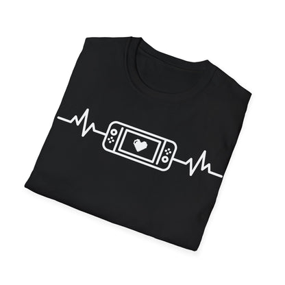 Cozy Gamer Heartbeat T-Shirt