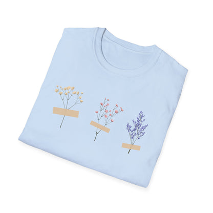 Taped Flowers T-Shirt