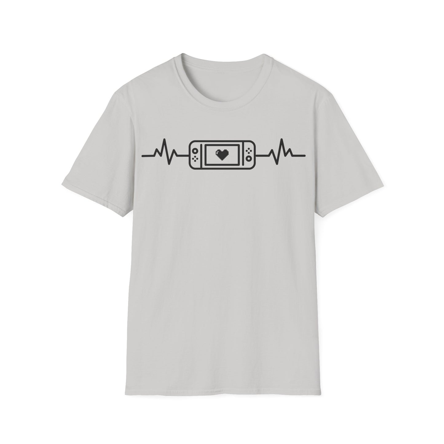 Cozy Gamer Heartbeat T-Shirt