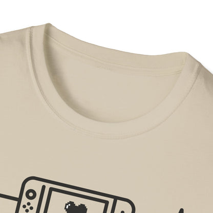 Cozy Gamer Heartbeat T-Shirt