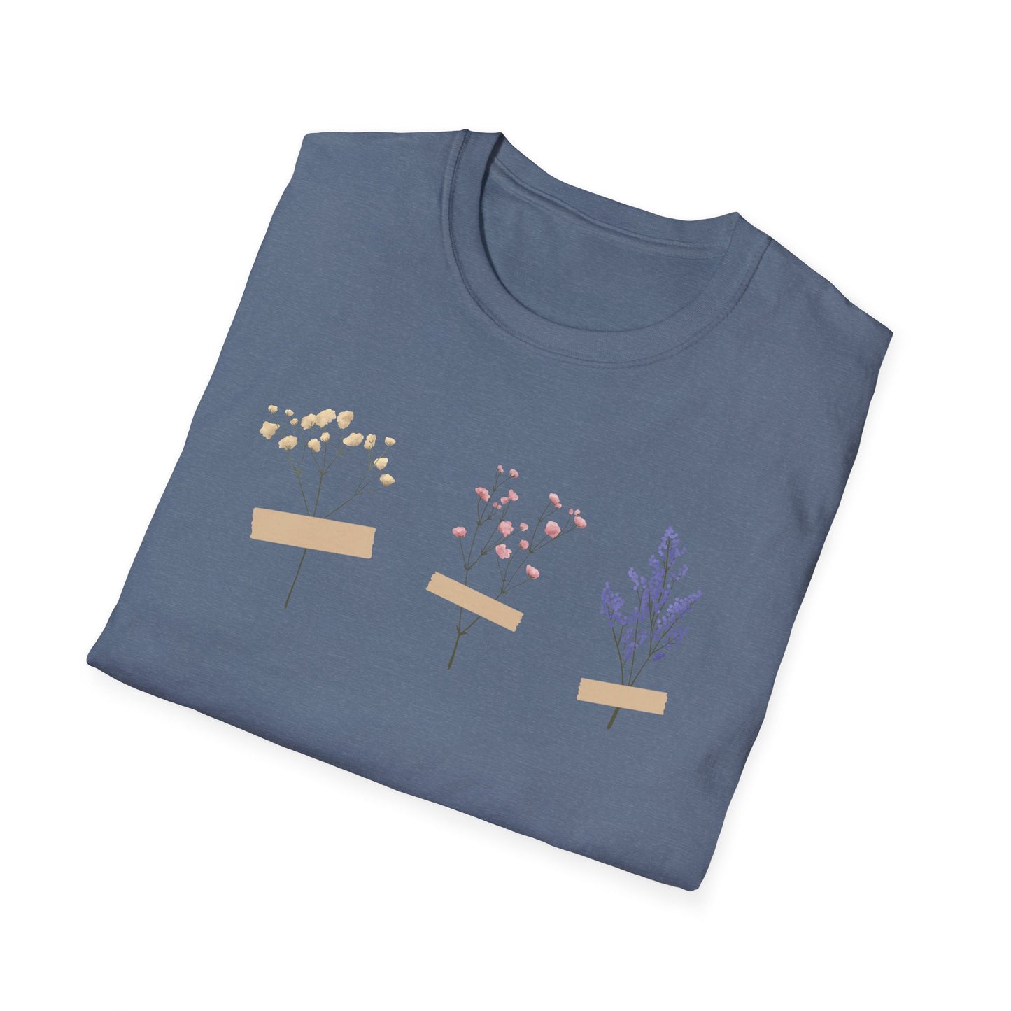 Taped Flowers T-Shirt