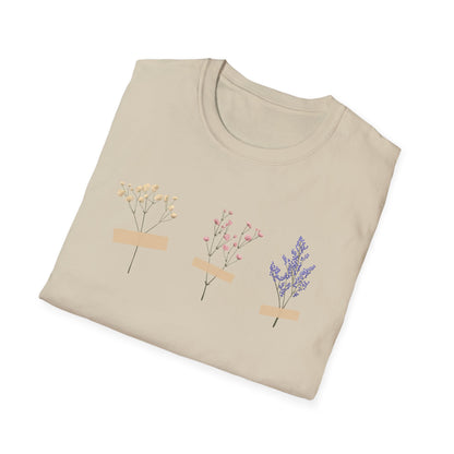 Taped Flowers T-Shirt