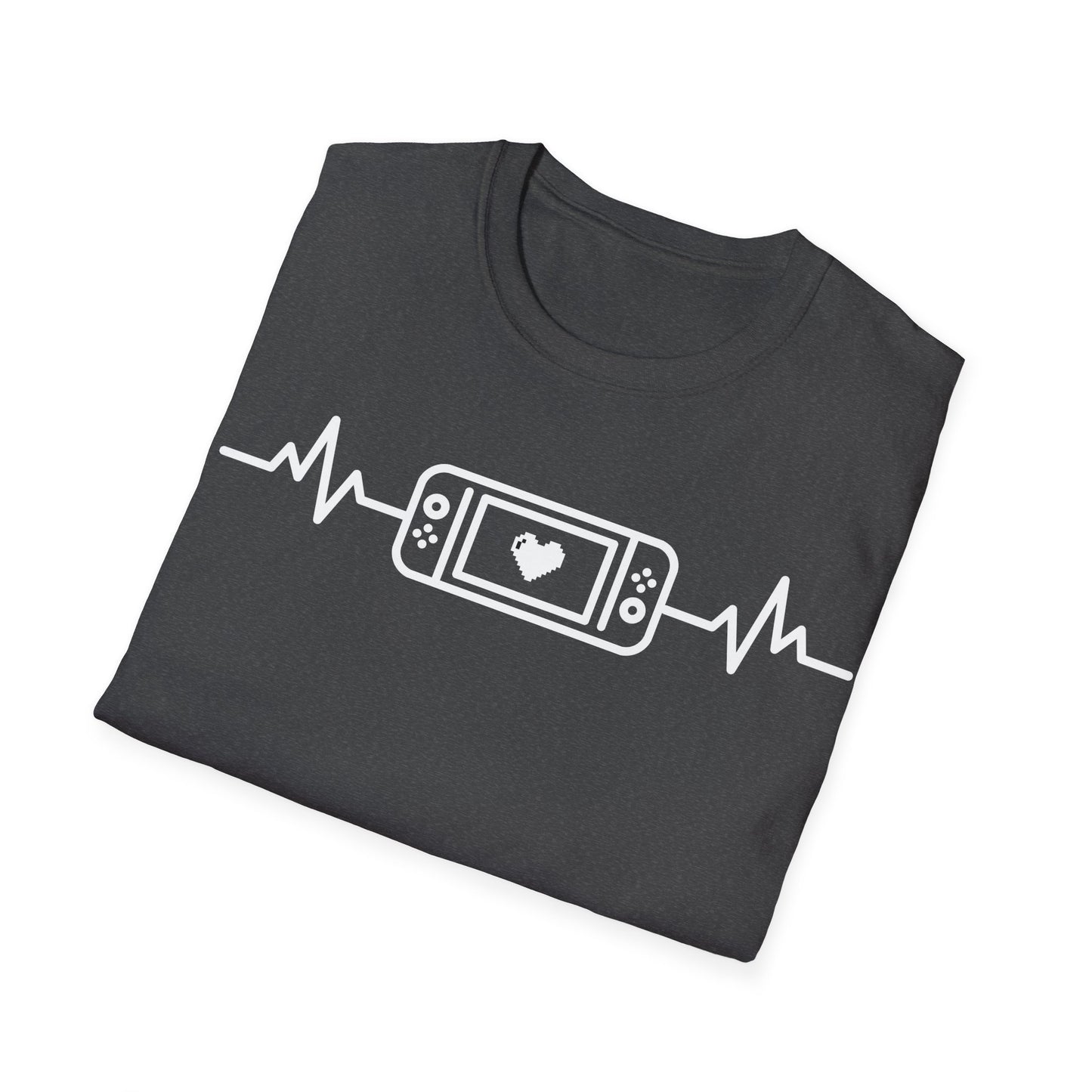 Cozy Gamer Heartbeat T-Shirt