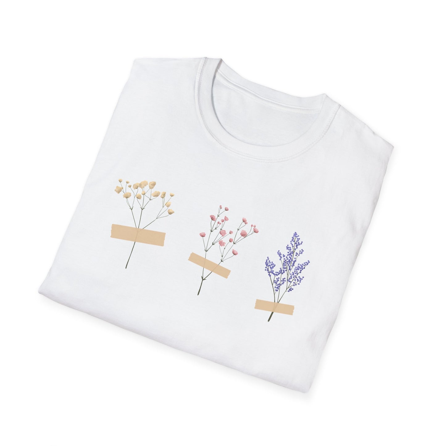 Taped Flowers T-Shirt