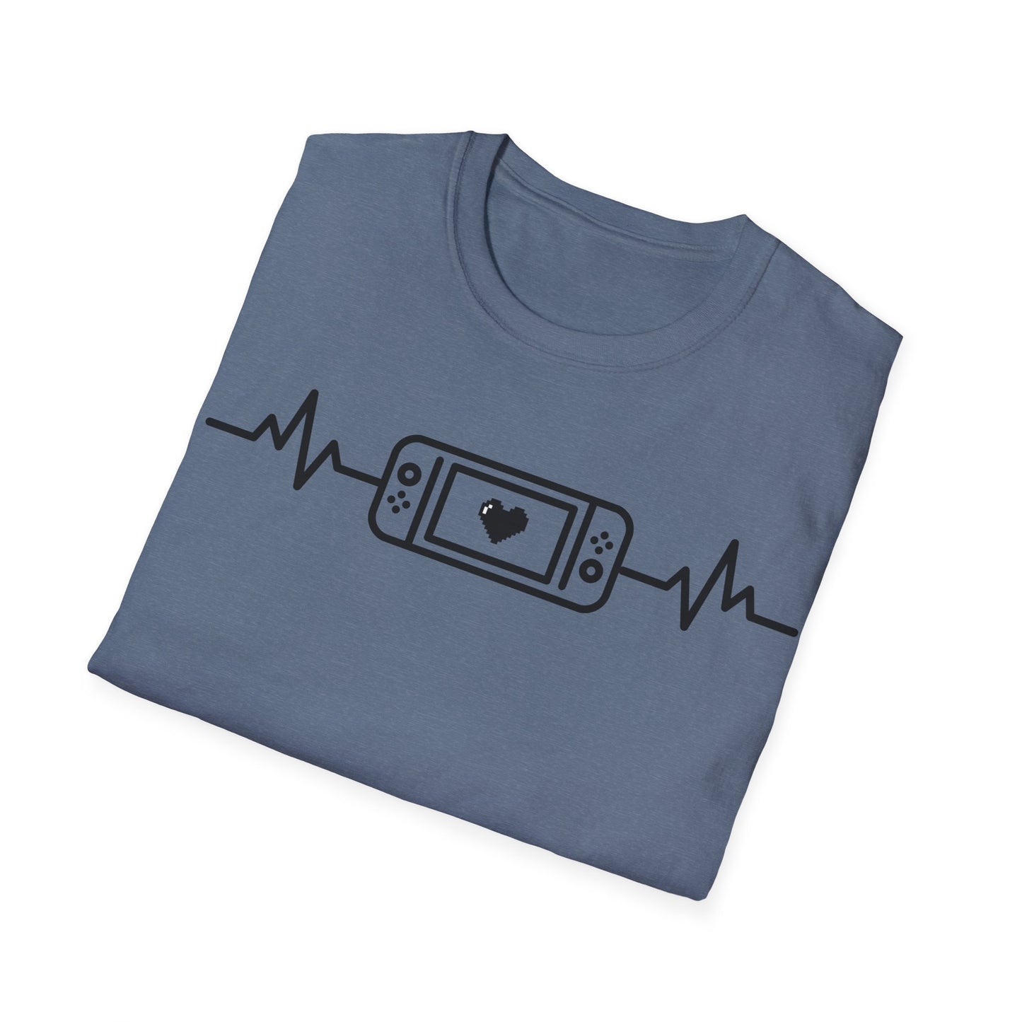 Cozy Gamer Heartbeat T-Shirt