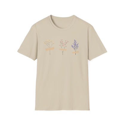 Taped Flowers T-Shirt