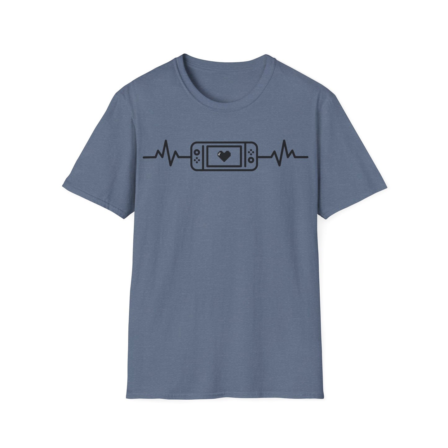 Cozy Gamer Heartbeat T-Shirt