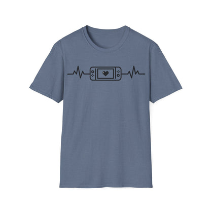 Cozy Gamer Heartbeat T-Shirt