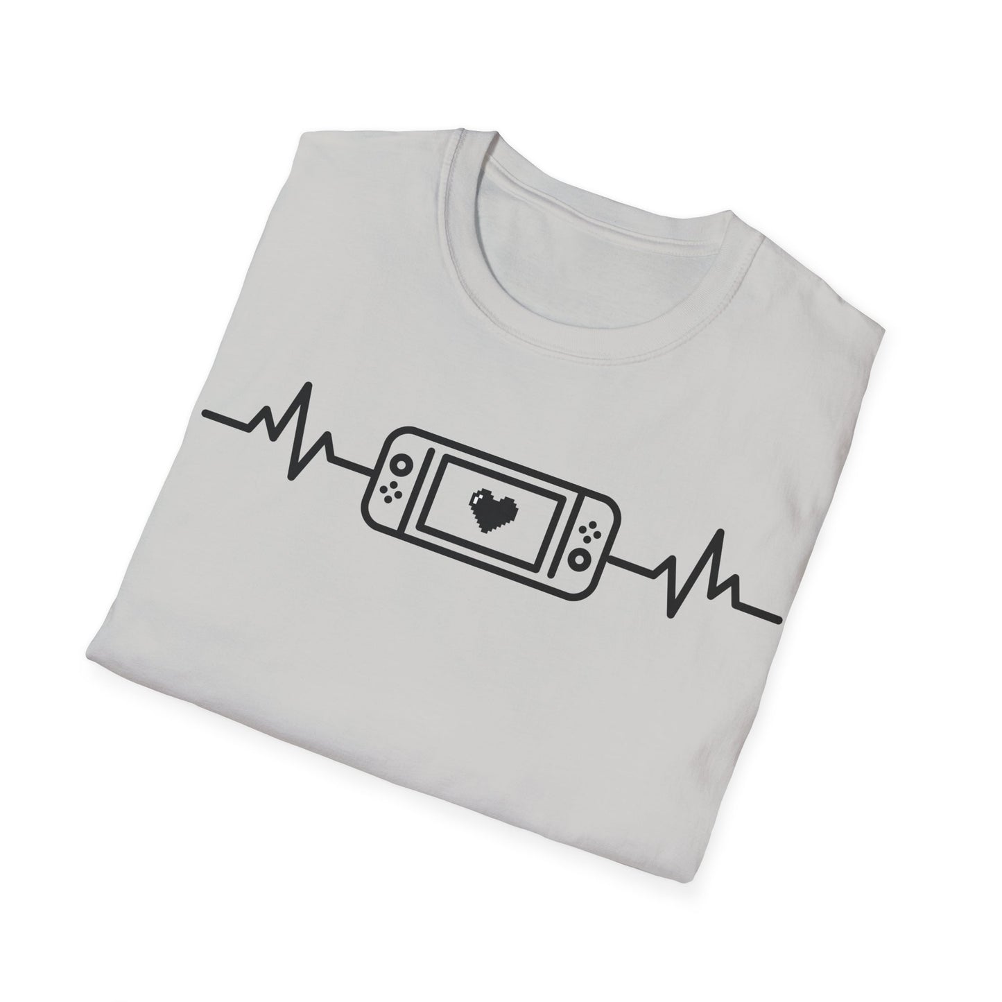 Cozy Gamer Heartbeat T-Shirt