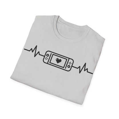 Cozy Gamer Heartbeat T-Shirt